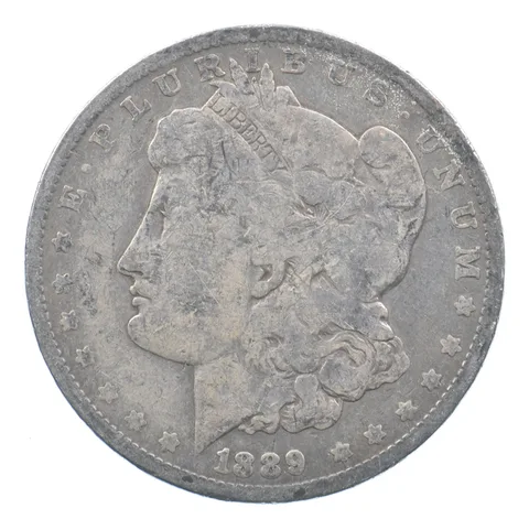 Early - 1889 Morgan Silver Dollar - 90% US Coin *007