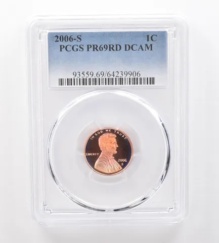 2006-S Lincoln Memorial Cent PR69 RD DCAM PCGS Beautiful Tone *2098