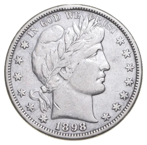 1898-S Barber Half Dollar a2117