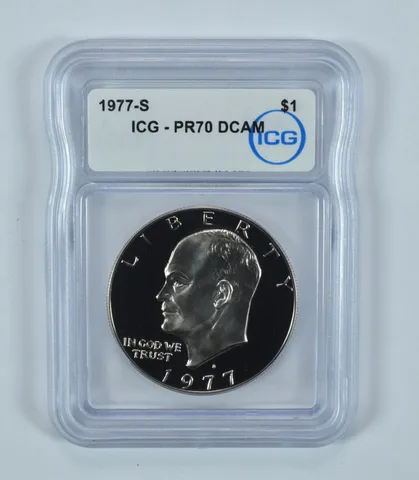 1977-S Eisenhower $1 PR70 DCAM ICG