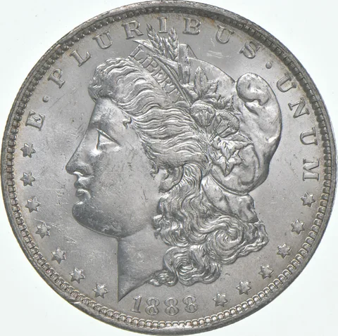 BU/Unc 1888-O Morgan Silver Dollar (1 coin)