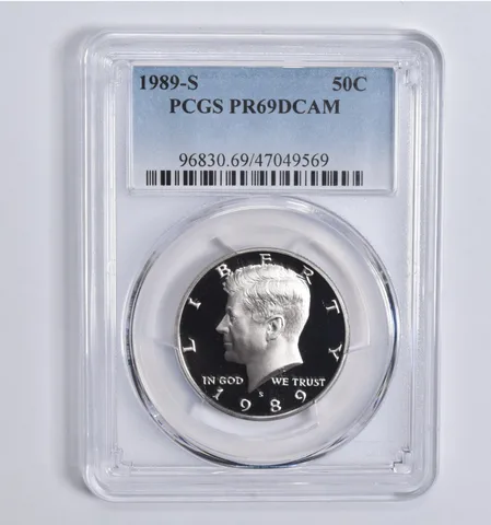 1989-S Kennedy Half Dollar PR69 DCAM PCGS Blue Lbl