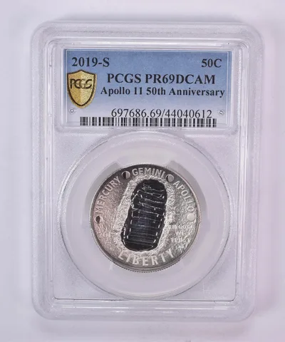 2019-S Apollo 11 50th Anniversary Commemorative Half Dollar PR69 DCAM PCGS