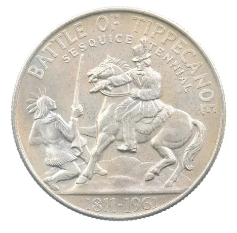 1961 Battle Of Tippecanoe Heraldic Art Medal *6348