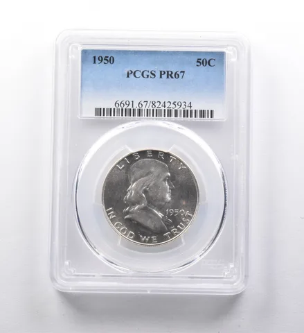 PR67 1950 Franklin Half Dollar PCGS a3024