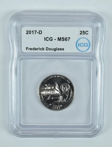 2017-D Washington Quarter ATB Frederick Douglass MS67 ICG