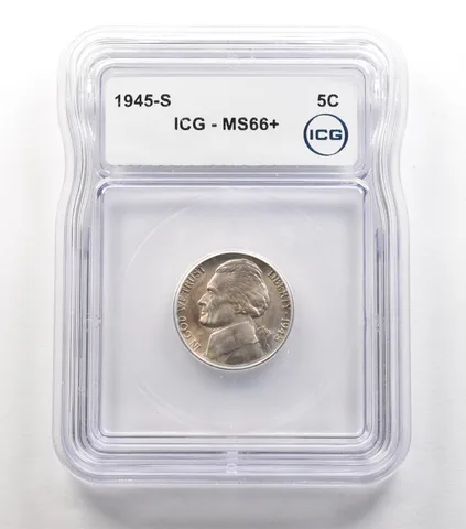 1945-S Jefferson Nickel MS66+ ICG a6719