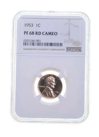 PF68 RD CAM 1953 Lincoln Wheat Cent - Graded NGC a6182