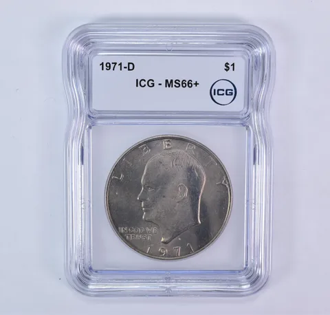 1971-D Eisenhower $1 MS66+ ICG