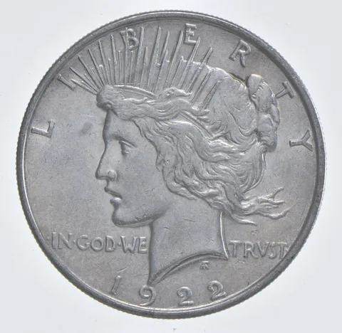 Better - 1922 Peace Silver Dollar - 90% US Coin *707