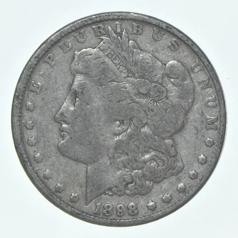VG/F 1898 (P) Morgan Silver Dollar (1 coin)