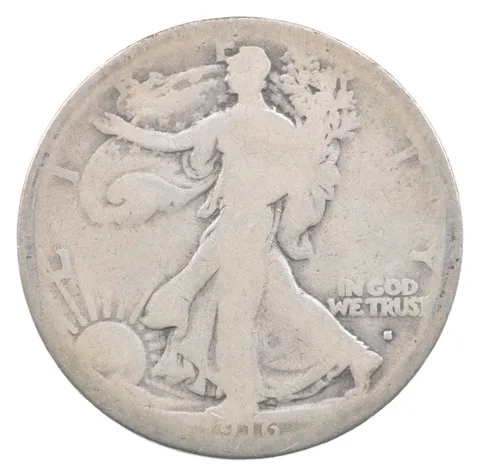 1916-S Walking Liberty Half Dollar *7092