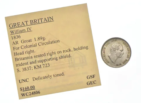 1836 Great Britain Groat *7982