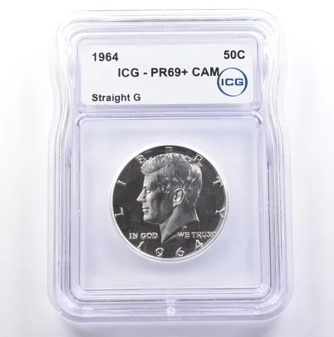 1964 Kennedy Half Dollar Straight G PR69+ CAM ICG *9005