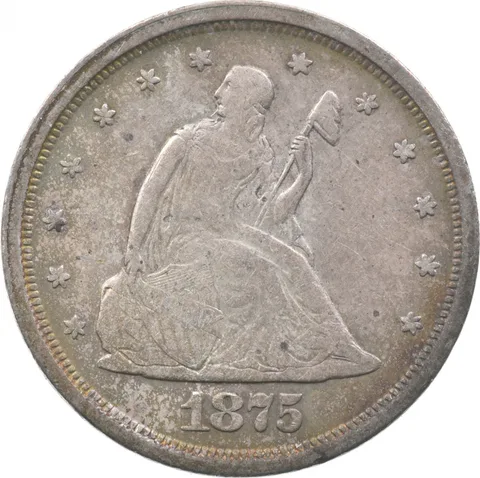 1875-S Seated Liberty Twenty Cent Piece *5571