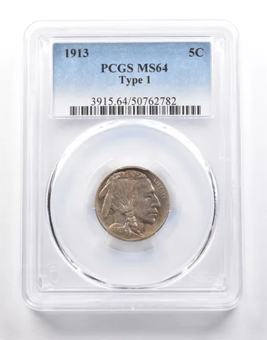 1913 Indian Head Buffalo Nickel Type 1 MS64 PCGS a2222