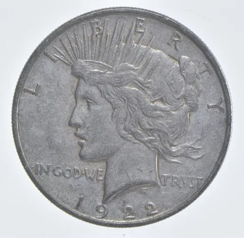 Better - 1922 Peace Silver Dollar - 90% US Coin *720