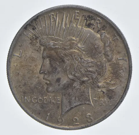 Better - 1923 Peace Silver Dollar - 90% US Coin *675