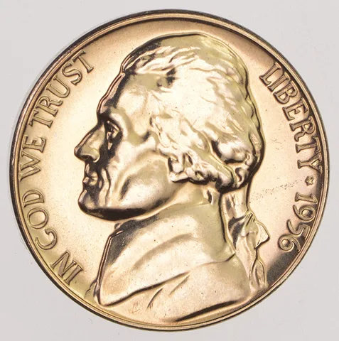 1956 Jefferson Nickel Proof