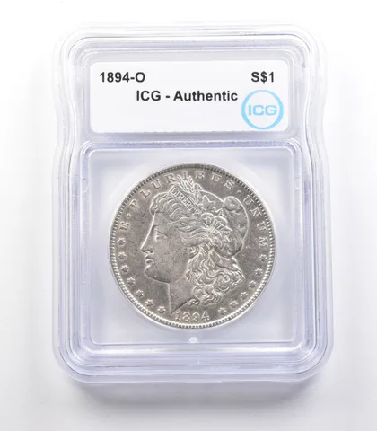1894-O Morgan Silver Dollar Authentic ICG *2390