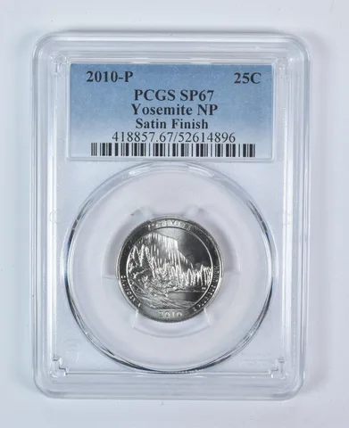 2010-P Washington Quarter ATB Yosemite Satin Finish SP67 PCGS