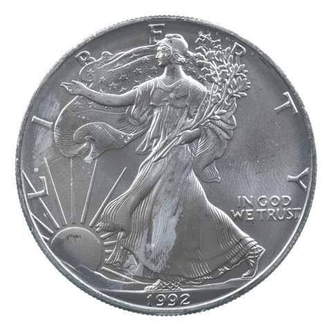 Better Date 1992 American Silver Eagle 1 Troy Oz .999 Fine Silver *736