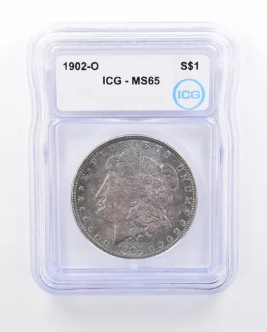 1902-O Morgan Silver Dollar MS65 ICG Beautiful Tone *3693