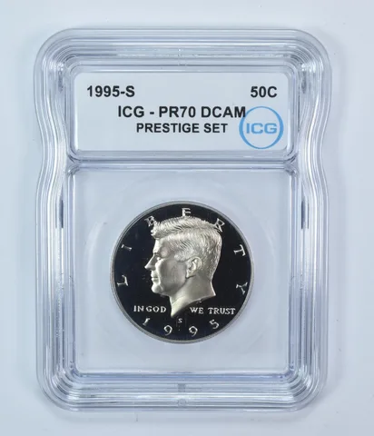 1995-S Kennedy Half Dollar Prestige Set PR70 DCAM ICG