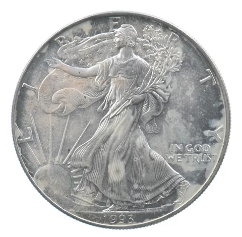 Better Date 1993 American Silver Eagle 1 Troy Oz .999 Fine Silver *546