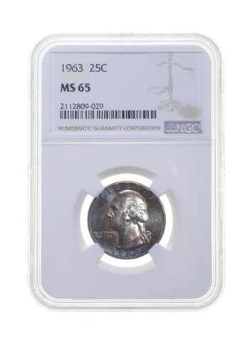 MS65 1963 Washington Quarter - Graded NGC *4229