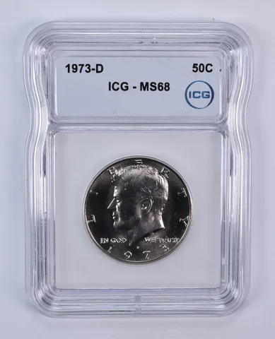 1973-D Kennedy Half Dollar MS68 ICG