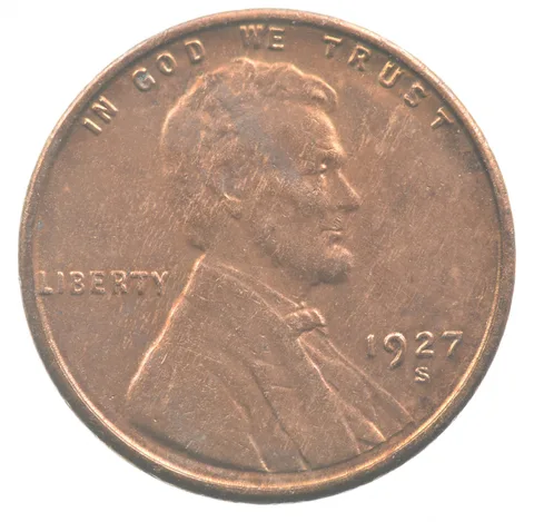 1927-S Lincoln Wheat Cent *6661