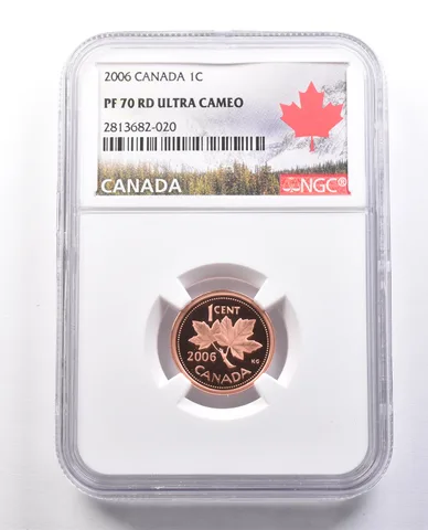 2006 Canada 1 Cent PF70 RD UCAM NGC *9992