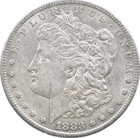 1883-S Morgan Silver Dollar a5106