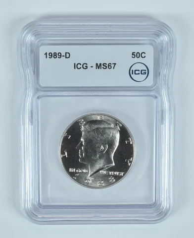 1989-D Kennedy Half Dollar MS67 ICG