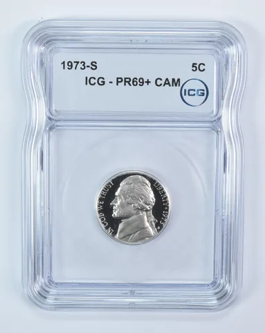 1973-S Jefferson Nickel PR69+ CAM ICG
