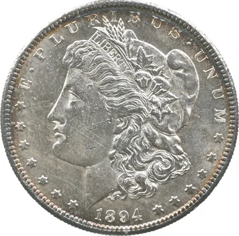 1894-S Morgan Silver Dollar a0681