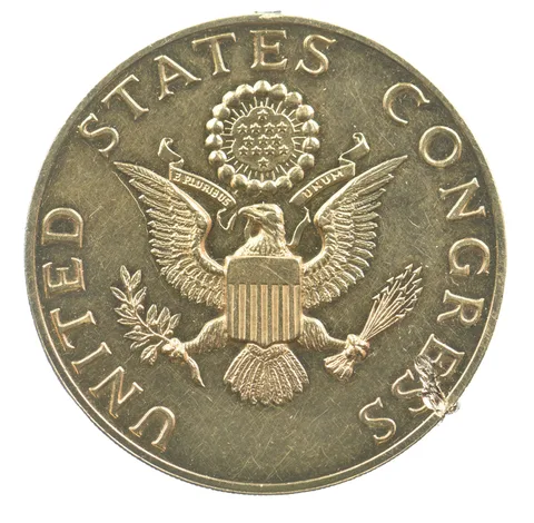 US Congress Appreciation Token Frances Bolton 18kt Gold 30.1g Almost 1 Oz *6160
