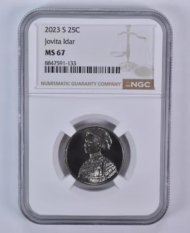 2023-S American Women Quarter Jovita Idar MS67 NGC Brown Label