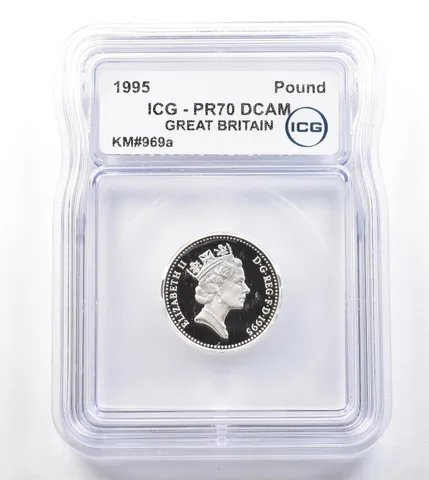 1995 Great Britain Pound KM#969a PR70 DCAM ICG *3299