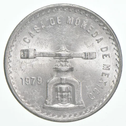 1979 Mo Mexico 1 Onza Casa De Moneda .925 Silver 1 oz BU
