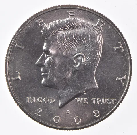 2008-D Kennedy Half Dollar Clad Unc