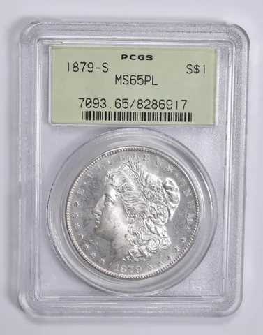 MS65 PL 1879-S Morgan Silver Dollar PCGS OGH Upgrade? *0505