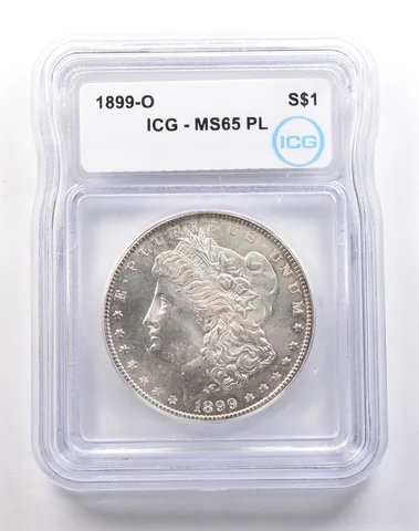 1899-O Morgan Silver Dollar MS65 PL ICG a1784