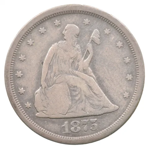 1875-S Seated Liberty Twenty Cent Piece *6722