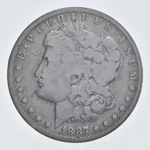 Early - 1887-O Morgan Silver Dollar - 90% US Coin *044