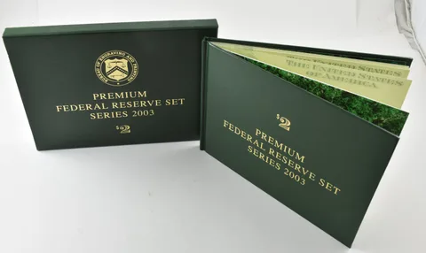 Lot (12) 2003 $2 Premium Federal Reserve Set *7930