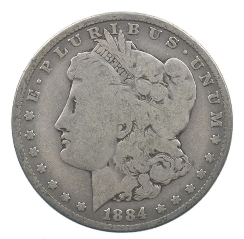 Early - 1884 Morgan Silver Dollar - 90% US Coin *606
