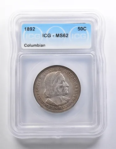1892 Columbian Exposition Half Dollar MS62 ICG *6551