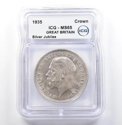 1935 Great Britain Crown Silver Jubilee MS65 ICG *9909